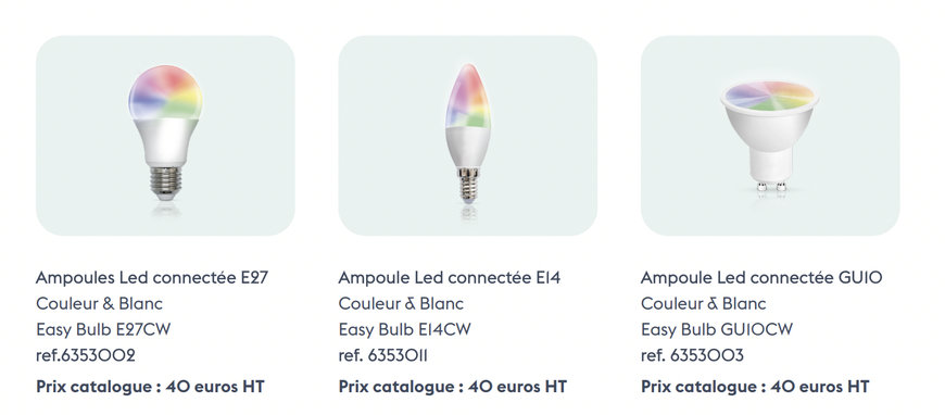 DELTA DORE PRÉSENTE EASY: UNE NOUVELLE GAMME DE PRISES ET AMPOULES CONNECTÉES